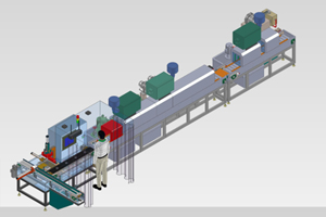 荧光磁粉探伤检测线HMP-2000A